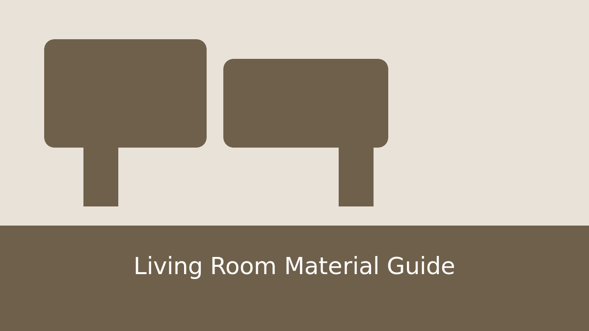 Choosing Living Room Materials: Wood, Metal, Fabric, Leather and Stone-Look Surfaces