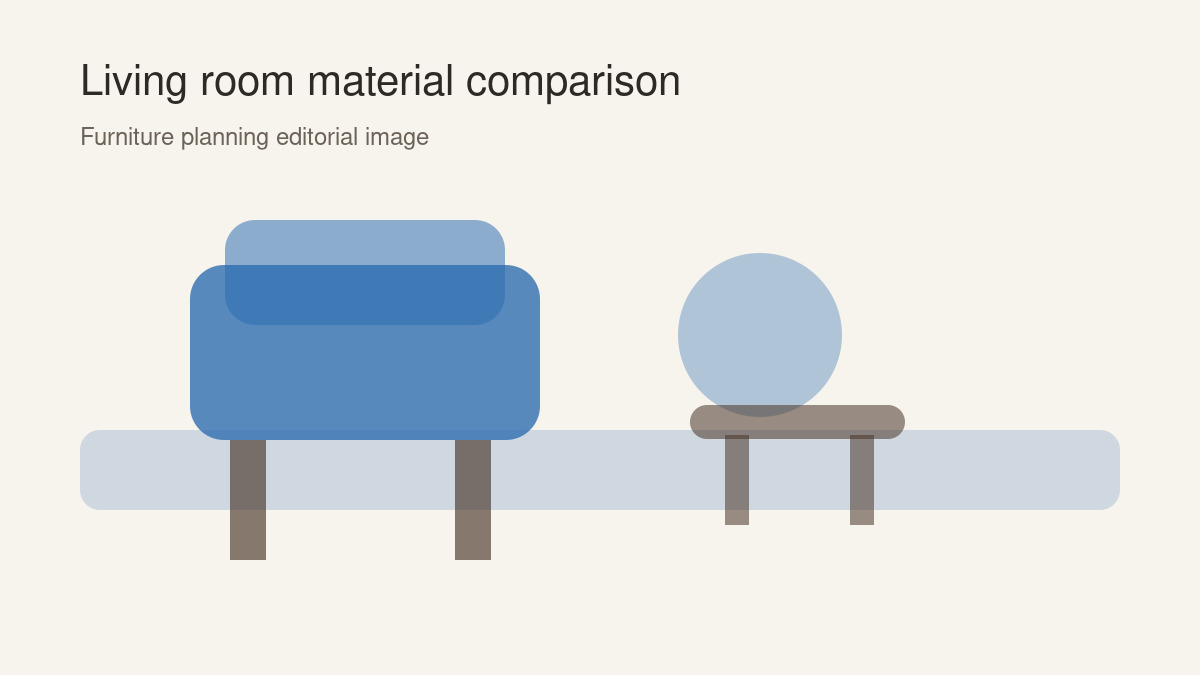 Wood, Metal, or Upholstered: Choosing Living Room Pieces for Long-Term Use